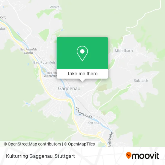Карта Kulturring Gaggenau