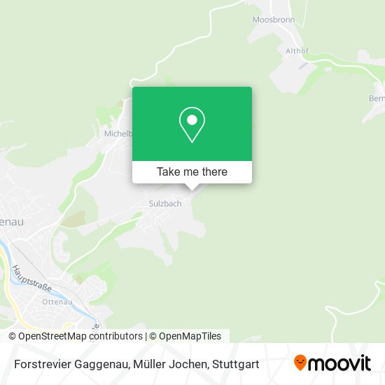 Forstrevier Gaggenau, Müller Jochen map