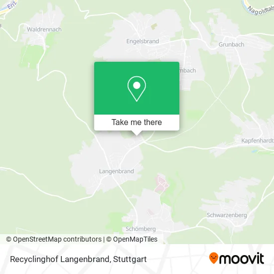 Карта Recyclinghof Langenbrand