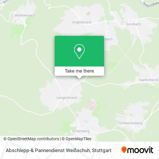 Abschlepp-& Pannendienst Weißschuh map