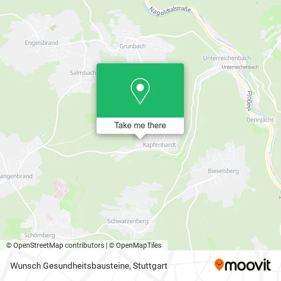 Карта Wunsch Gesundheitsbausteine