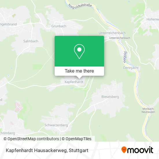Карта Kapfenhardt Hausackerweg