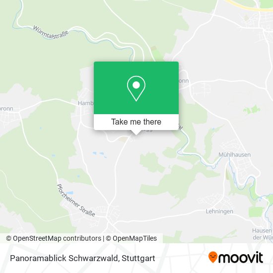 Panoramablick Schwarzwald map