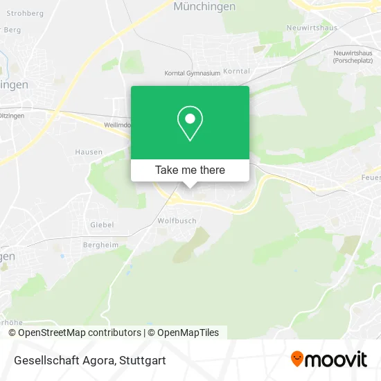 Карта Gesellschaft Agora