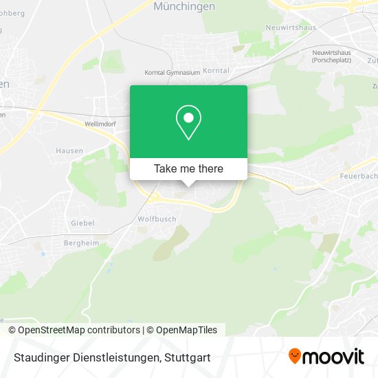 Staudinger Dienstleistungen map