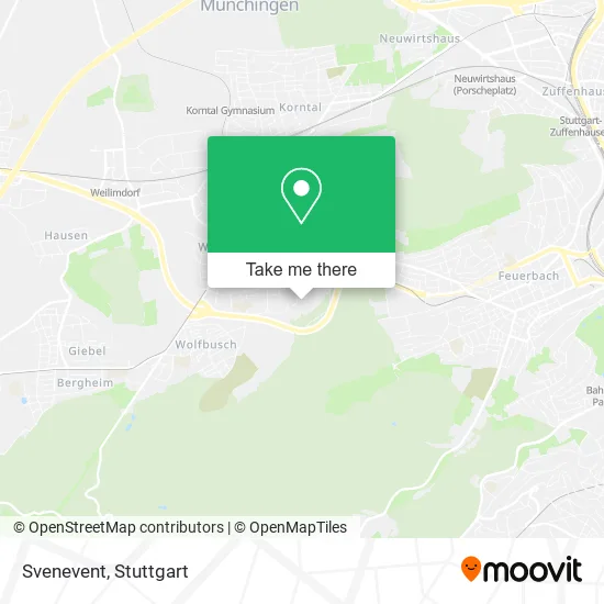 Карта Svenevent
