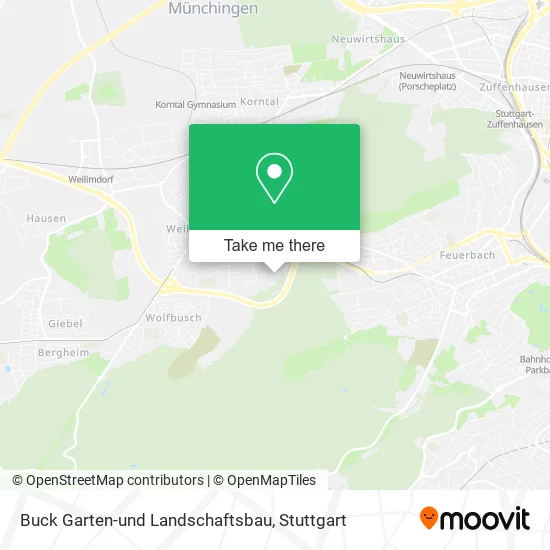 Карта Buck Garten-und Landschaftsbau