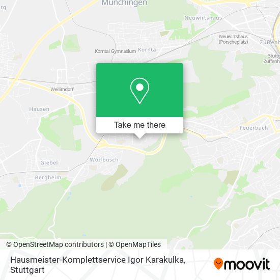 Hausmeister-Komplettservice Igor Karakulka map