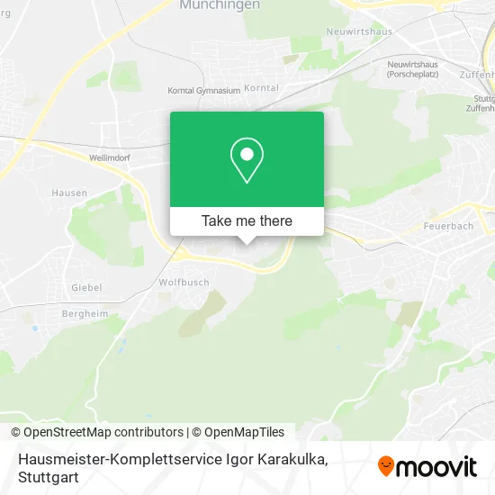 Карта Hausmeister-Komplettservice Igor Karakulka