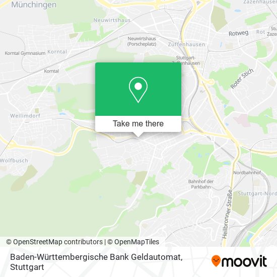 Карта Baden-Württembergische Bank Geldautomat