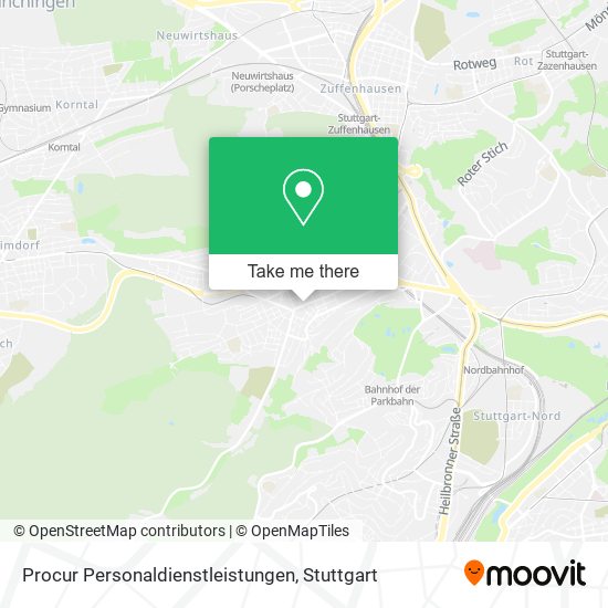 Procur Personaldienstleistungen map