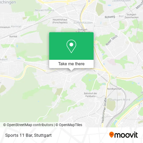 Карта Sports 11 Bar