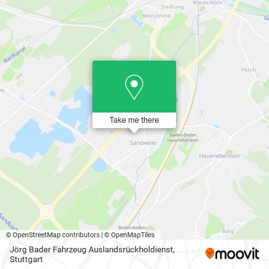 Jörg Bader Fahrzeug Auslandsrückholdienst map