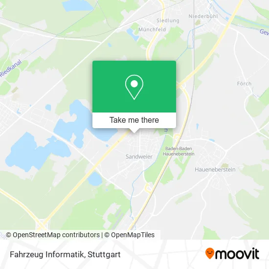 Карта Fahrzeug Informatik