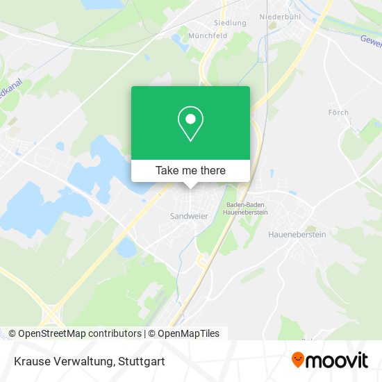 Krause Verwaltung map