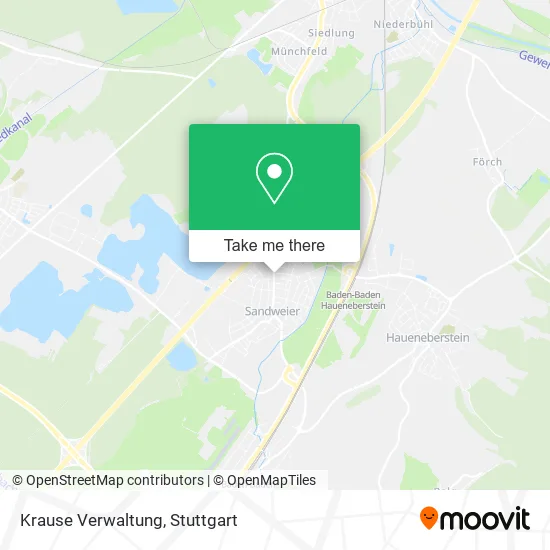 Карта Krause Verwaltung