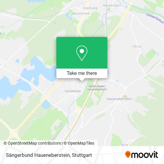 Sängerbund Haueneberstein map