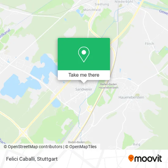 Карта Felici Caballi