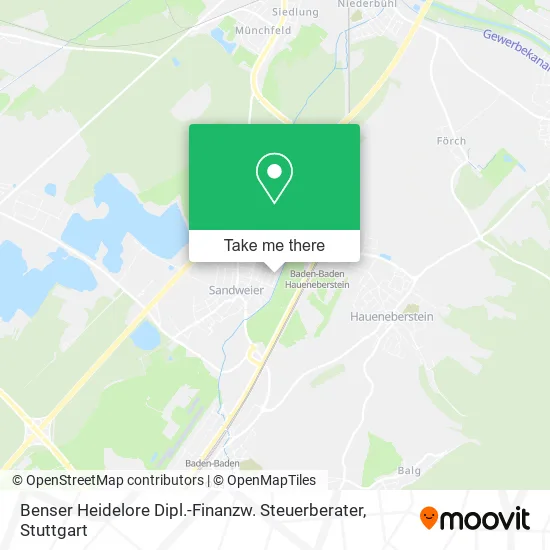 Карта Benser Heidelore Dipl.-Finanzw. Steuerberater