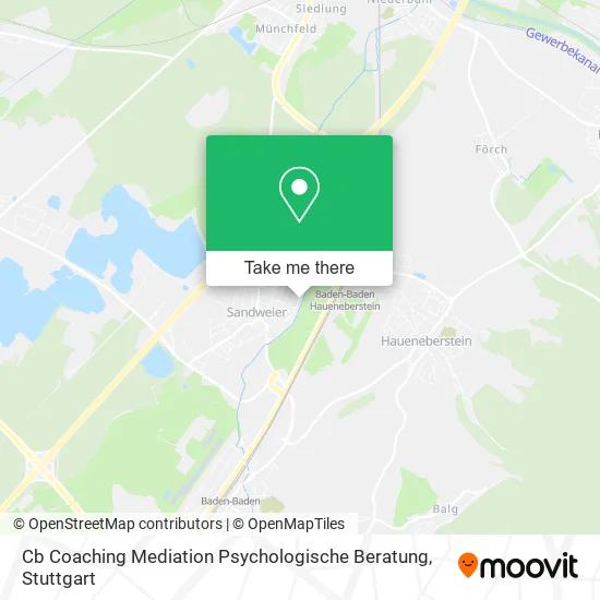 Карта Cb Coaching Mediation Psychologische Beratung