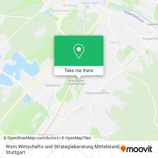 Карта Wsm Wirtschafts-und Strategieberatung Mittelstand