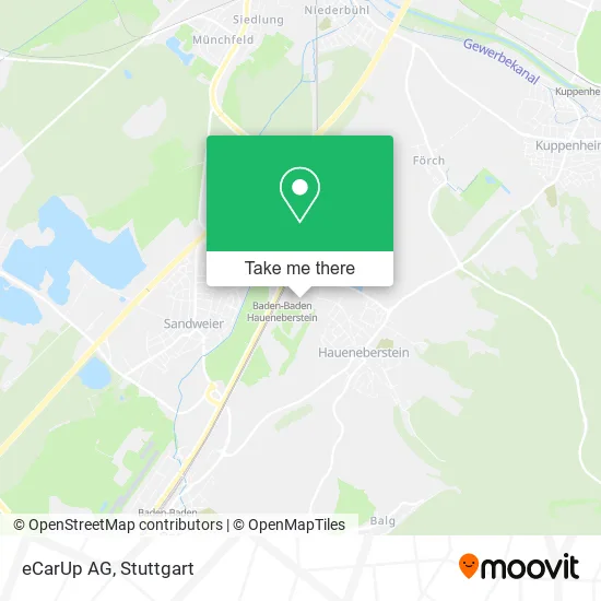 Карта eCarUp AG