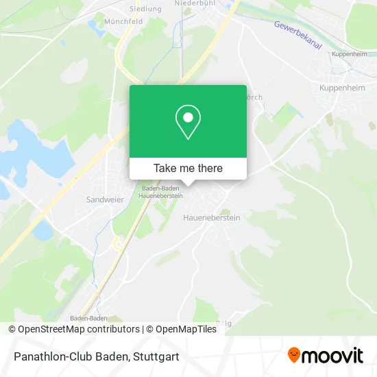 Карта Panathlon-Club Baden
