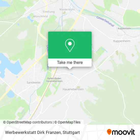 Карта Werbewerkstatt Dirk Franzen