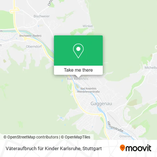 Карта Väteraufbruch für Kinder Karlsruhe