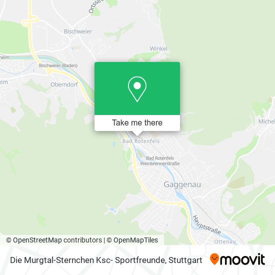 Die Murgtal-Sternchen Ksc- Sportfreunde map