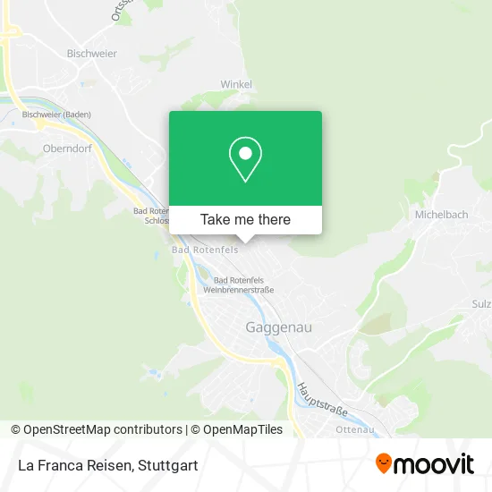 Карта La Franca Reisen