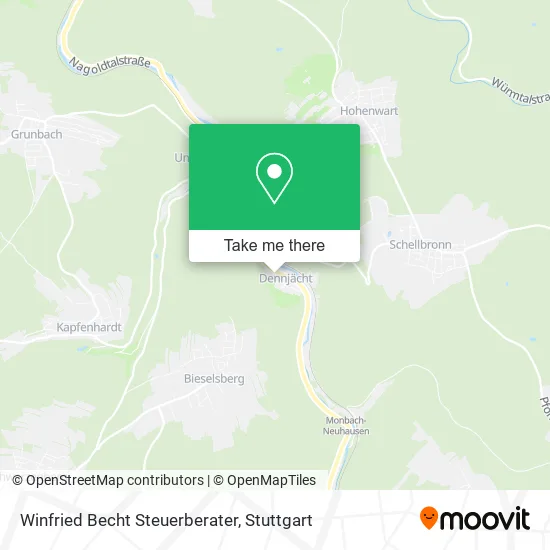 Карта Winfried Becht Steuerberater