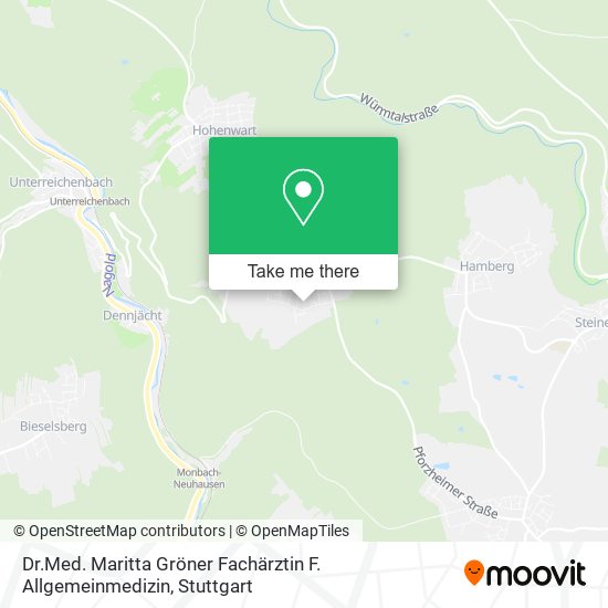 Dr.Med. Maritta Gröner Fachärztin F. Allgemeinmedizin map