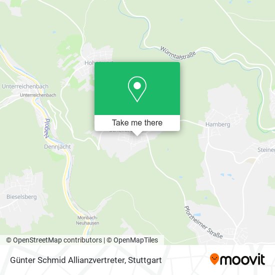 Günter Schmid Allianzvertreter map