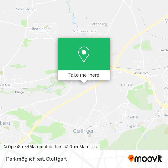 Parkmöglichkeit map
