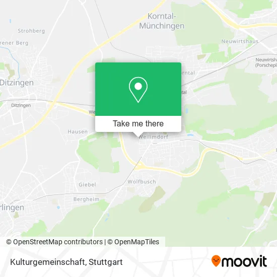 Карта Kulturgemeinschaft
