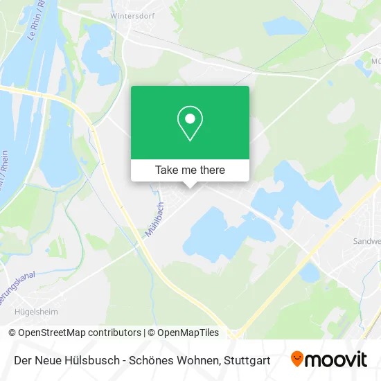 Карта Der Neue Hülsbusch - Schönes Wohnen