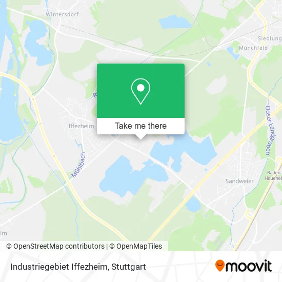 Карта Industriegebiet Iffezheim