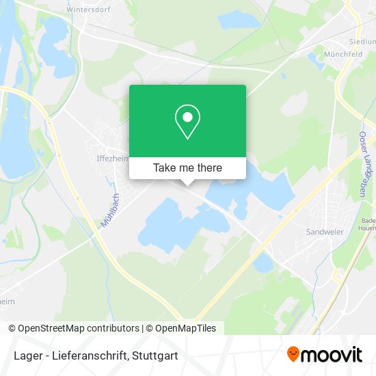 Lager - Lieferanschrift map