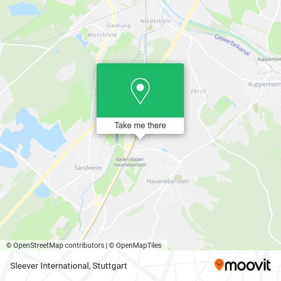 Sleever International map