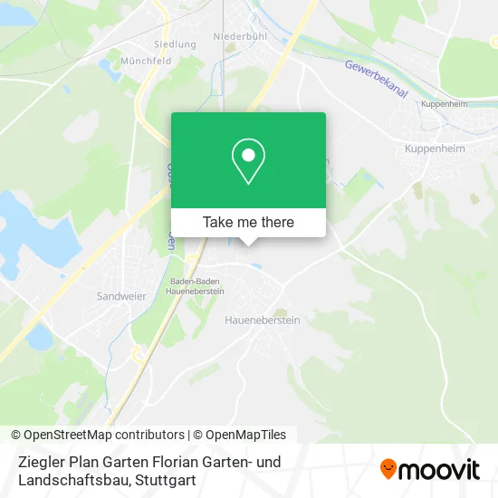 Карта Ziegler Plan Garten Florian Garten- und Landschaftsbau