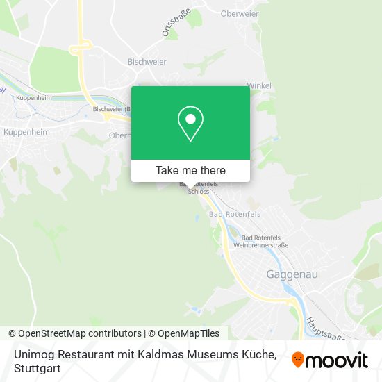 Карта Unimog Restaurant mit Kaldmas Museums Küche