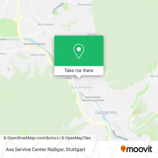 Карта Axa Service Center Rüdiger