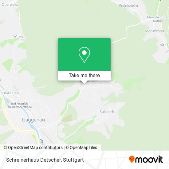 Schreinerhaus Detscher map