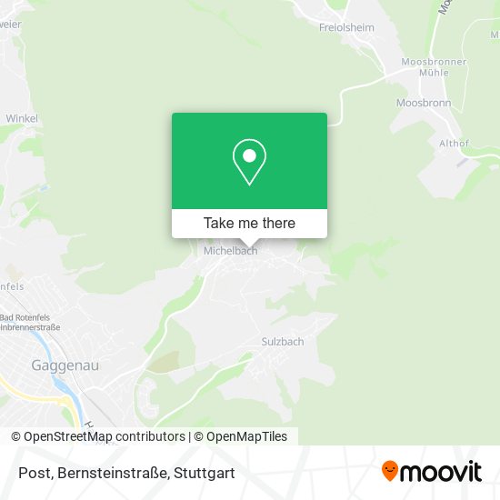 Post, Bernsteinstraße map