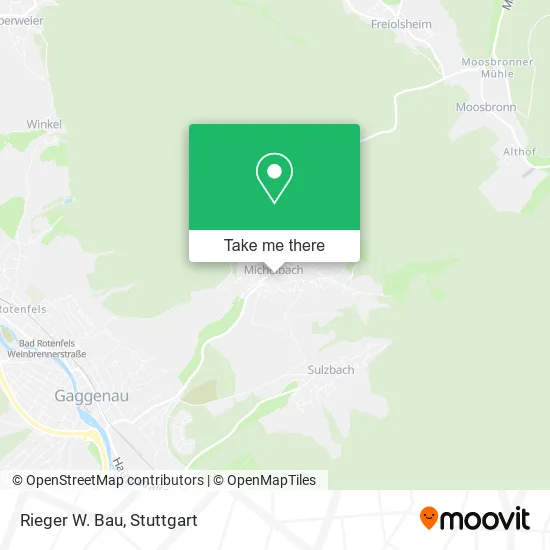 Карта Rieger W. Bau