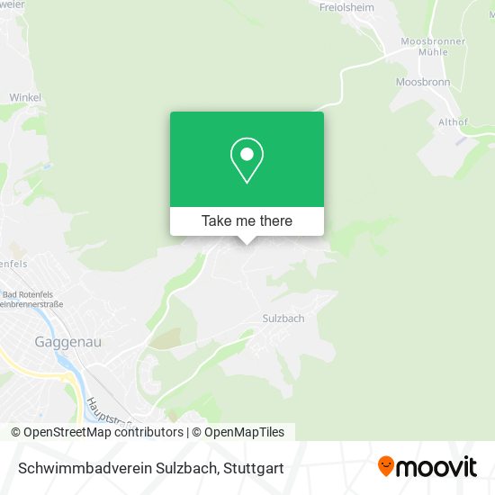 Schwimmbadverein Sulzbach map