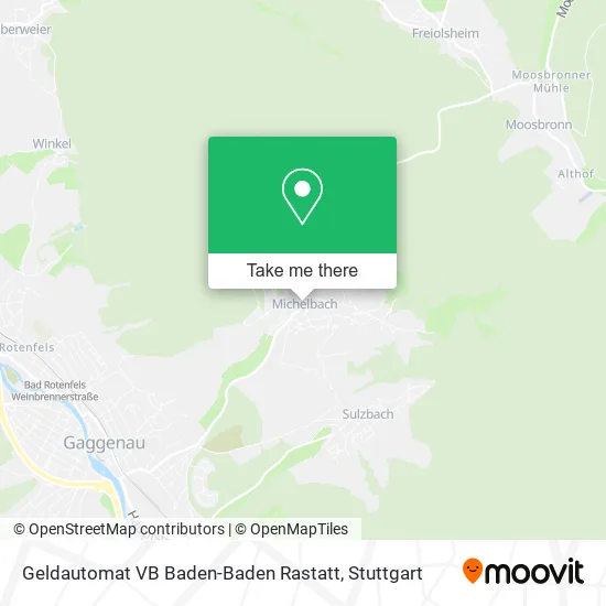 Карта Geldautomat VB Baden-Baden Rastatt