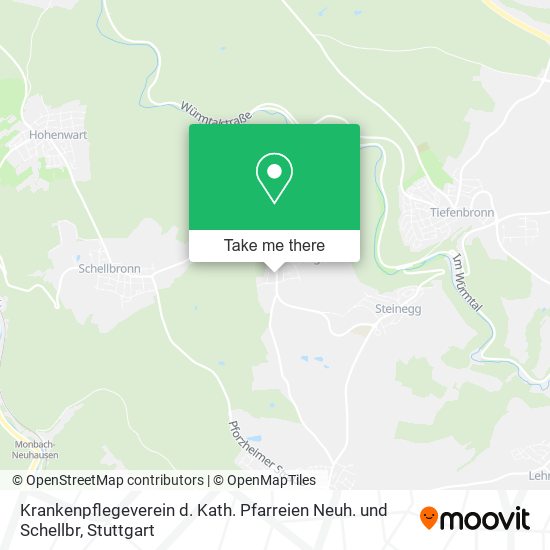 Krankenpflegeverein d. Kath. Pfarreien Neuh. und Schellbr map
