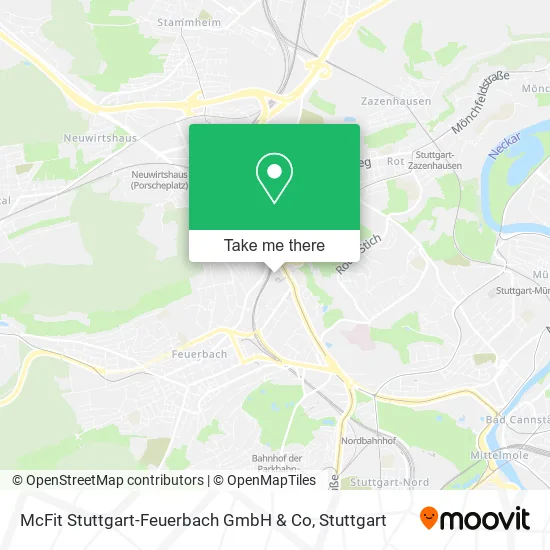 Карта McFit Stuttgart-Feuerbach GmbH & Co